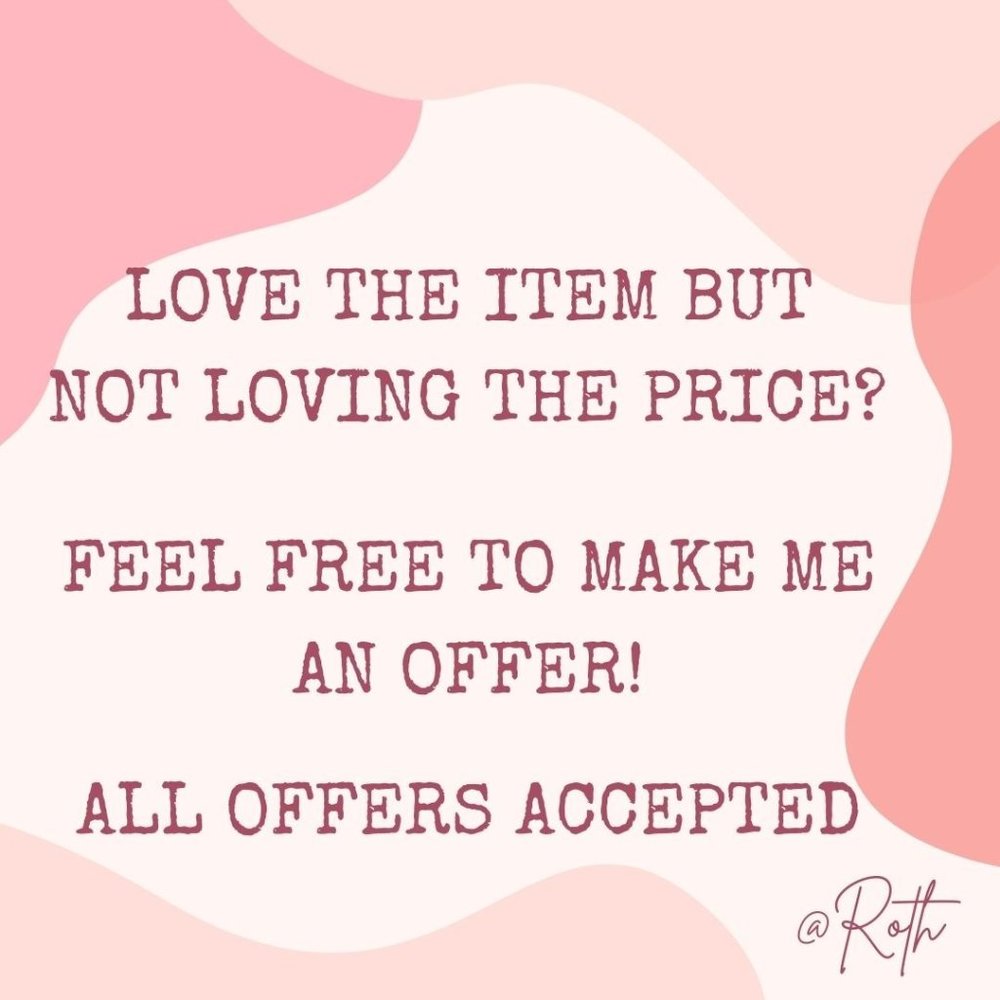 Like the item, but not the price?  Make an offer!